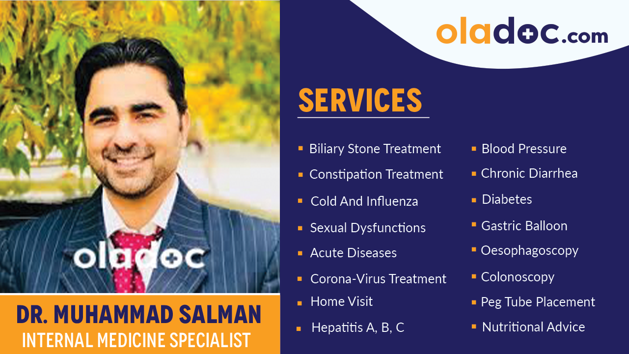 Services provided by Dr. Muhammad Salman